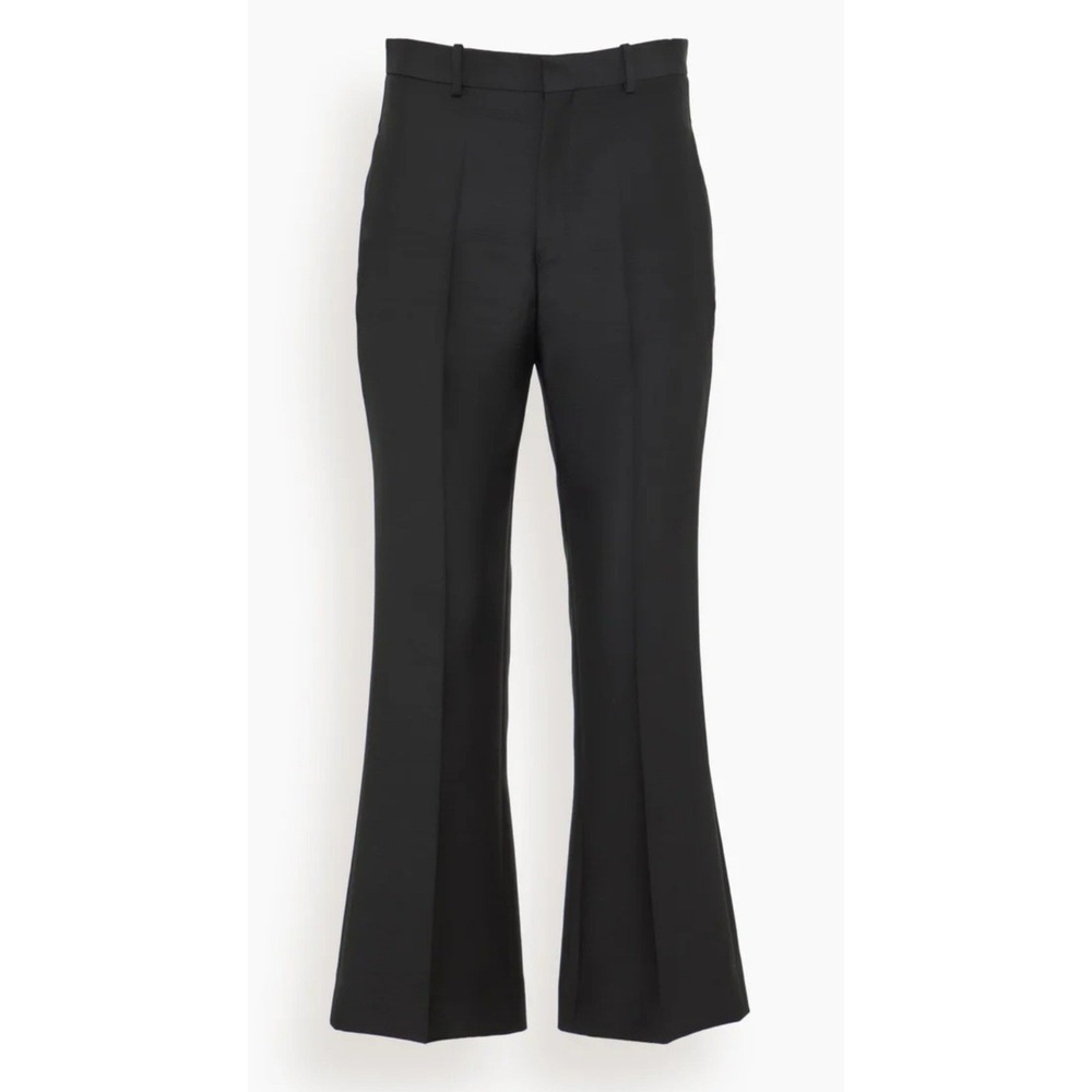 Bite Studios credo flared cropped‎ trousers Black NWT Size 26 Waist By 29"